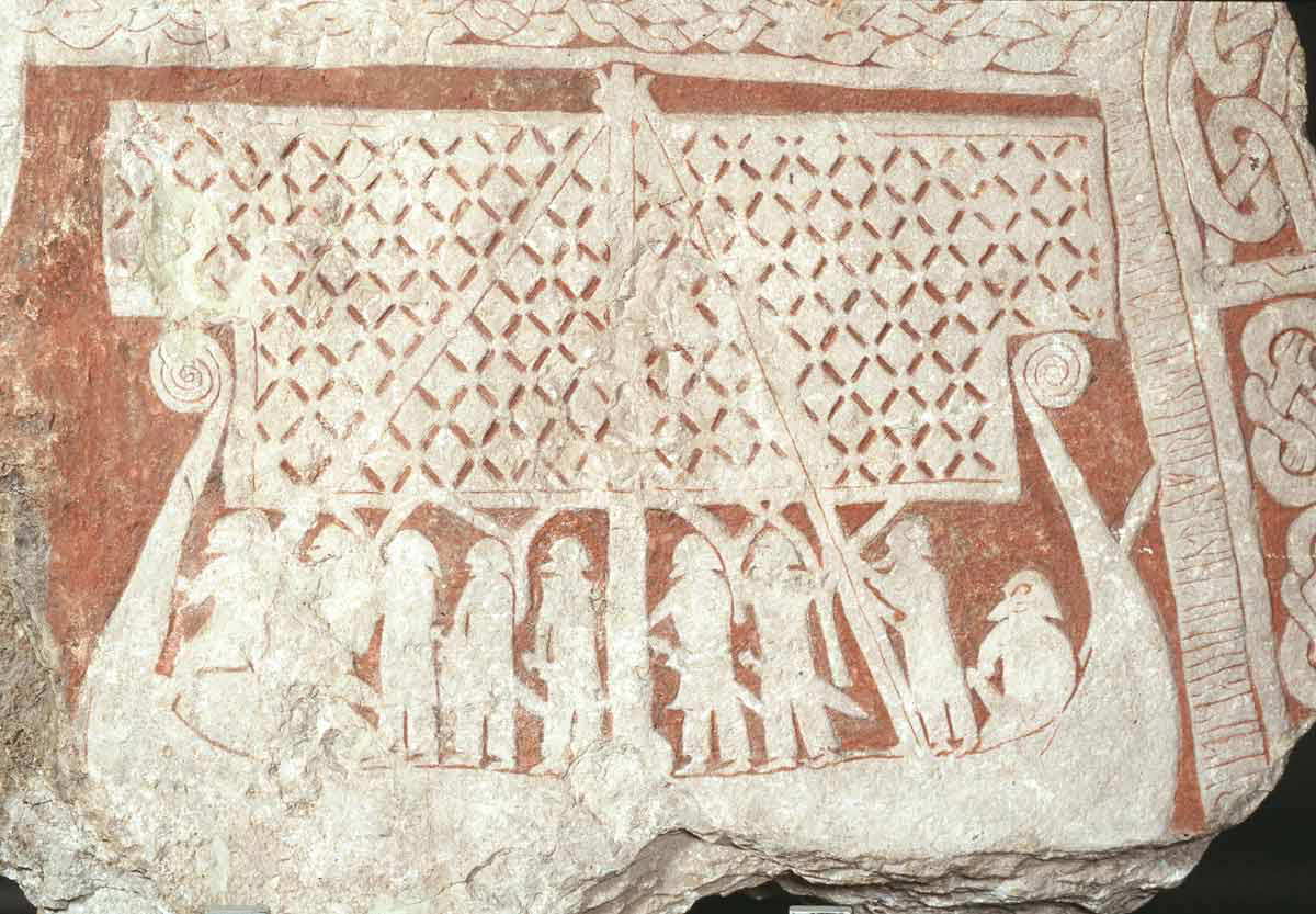 longship gotland runestone
