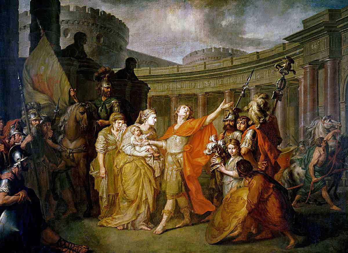losenko farewell hector andromache painting