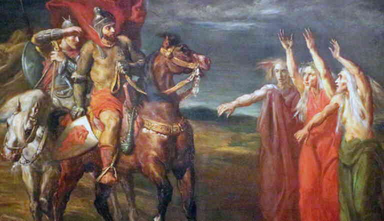 macbeth and banquo witches painting