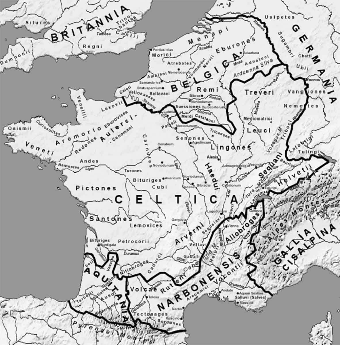 map gaul pictones