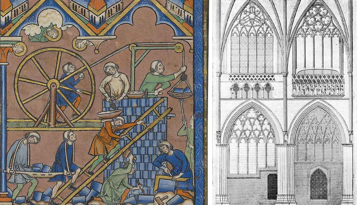 Medieval construction and Gothic interior