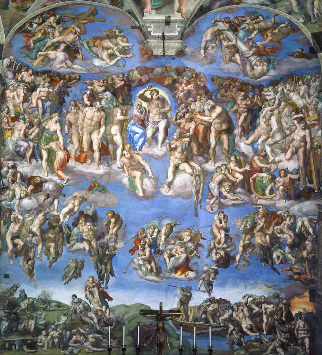 michelangelo judgement fresco