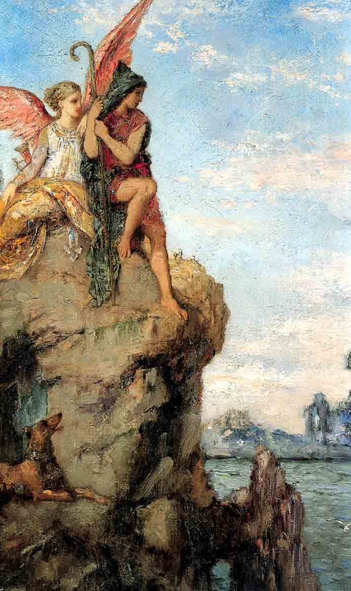 moreau hesiod muse 1870 painting