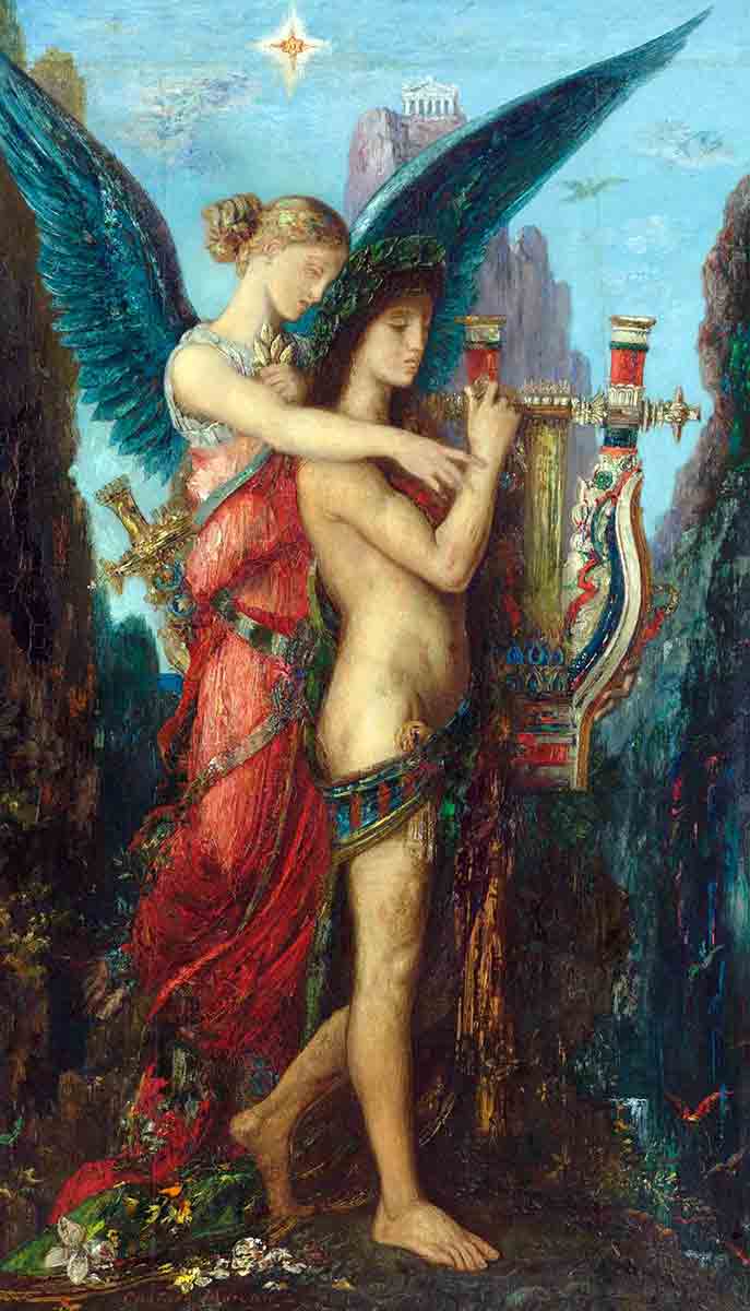 moreau hesiod muse d’orsay painting