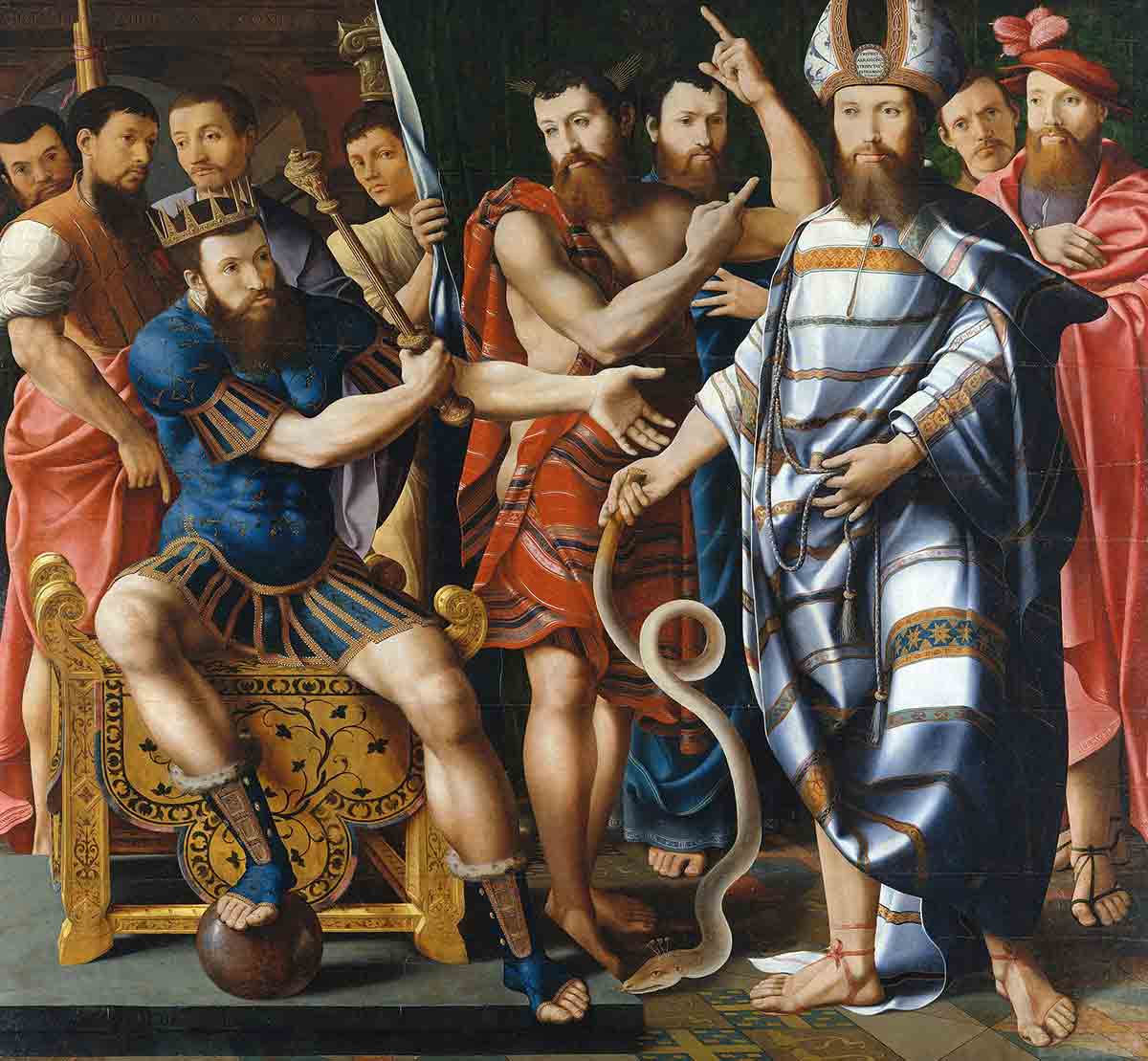 moses and aaron before pharaoh