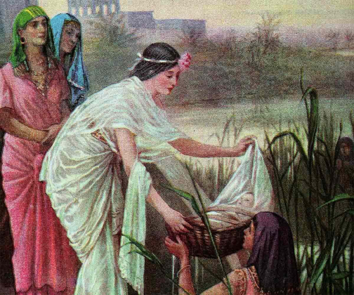 moses in bullrushes