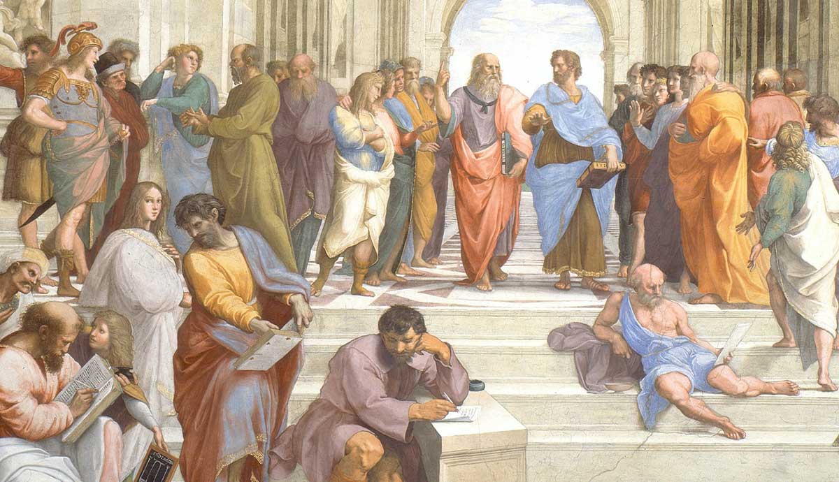 Raphael's renowned fresco, The School of Athens