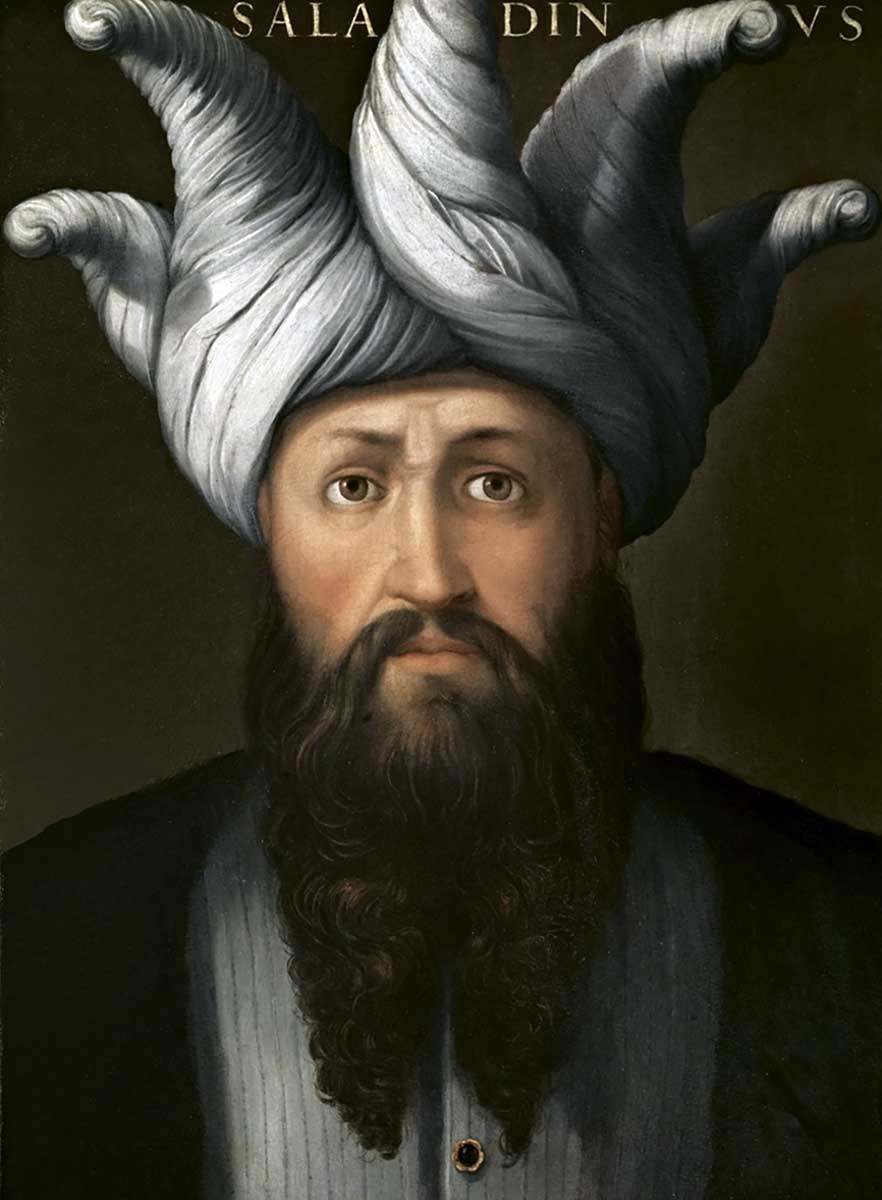 oil painting of saladin