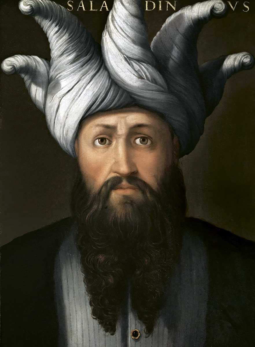 oil painting of saladin