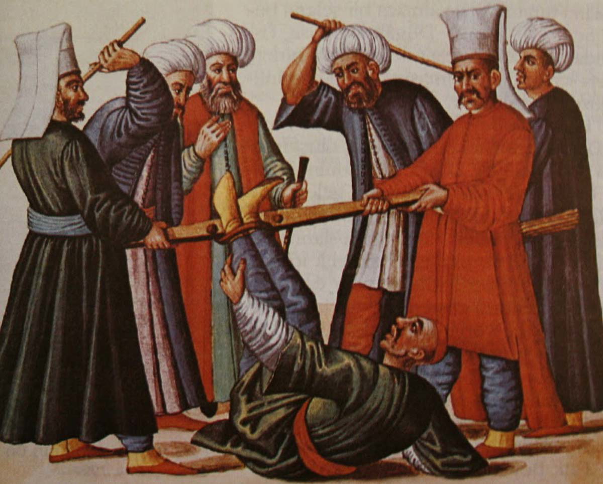 ottoman empire bastinado punishment
