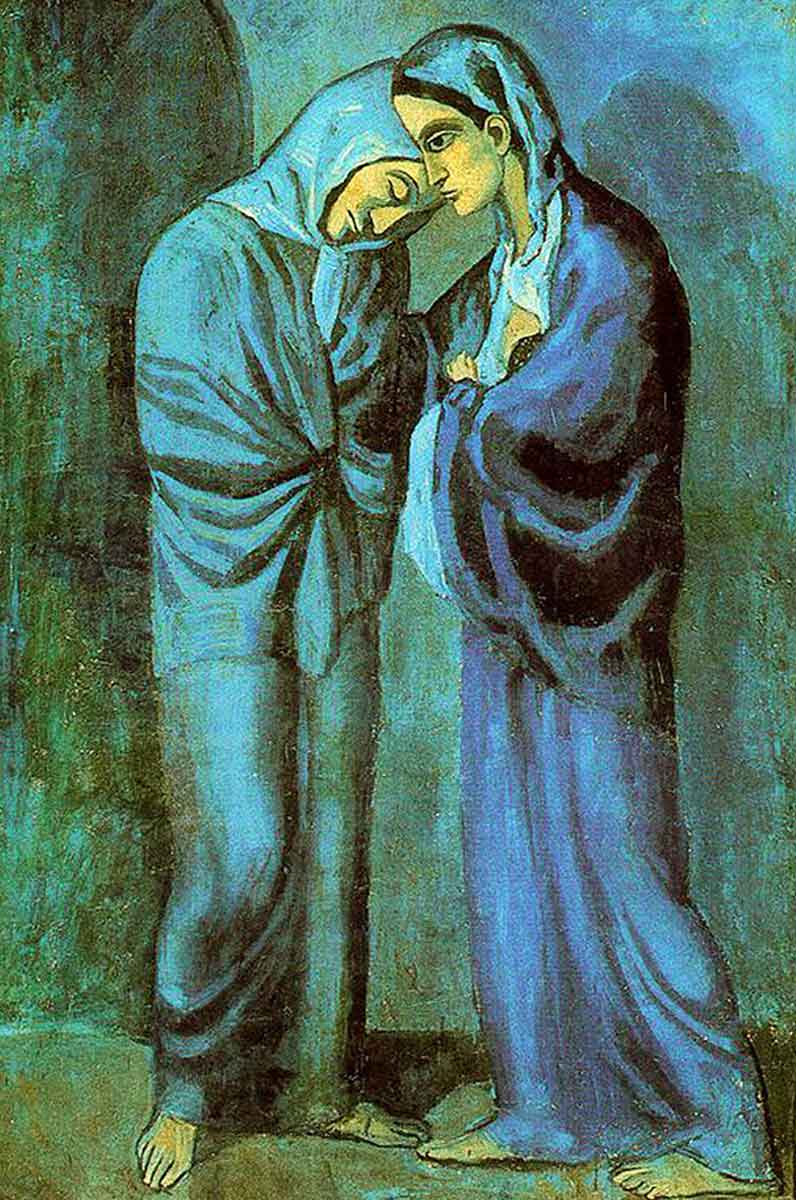 pablo picasso visit painting