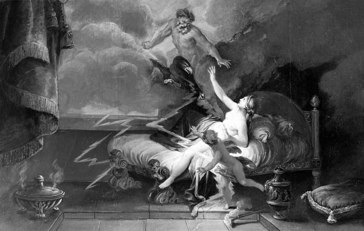 painting jupiter semele french