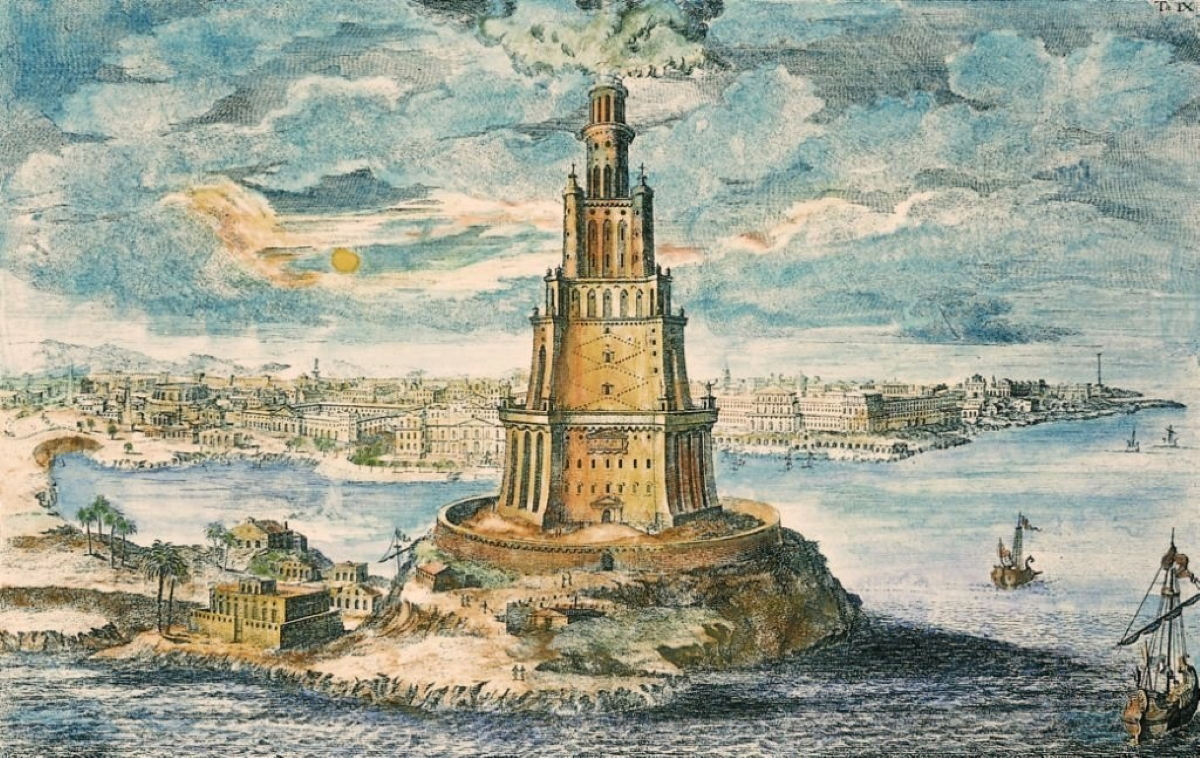 painting lighthouse alexandria
