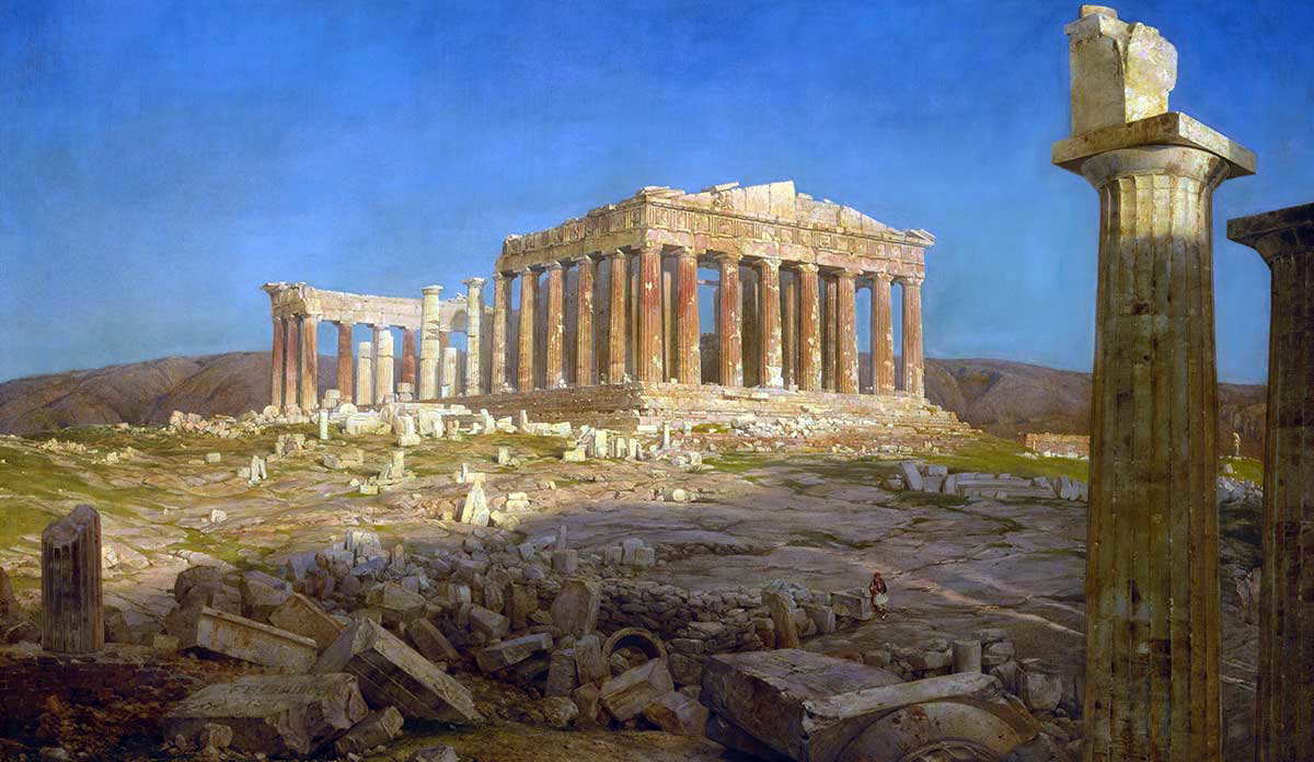 parthenon painting