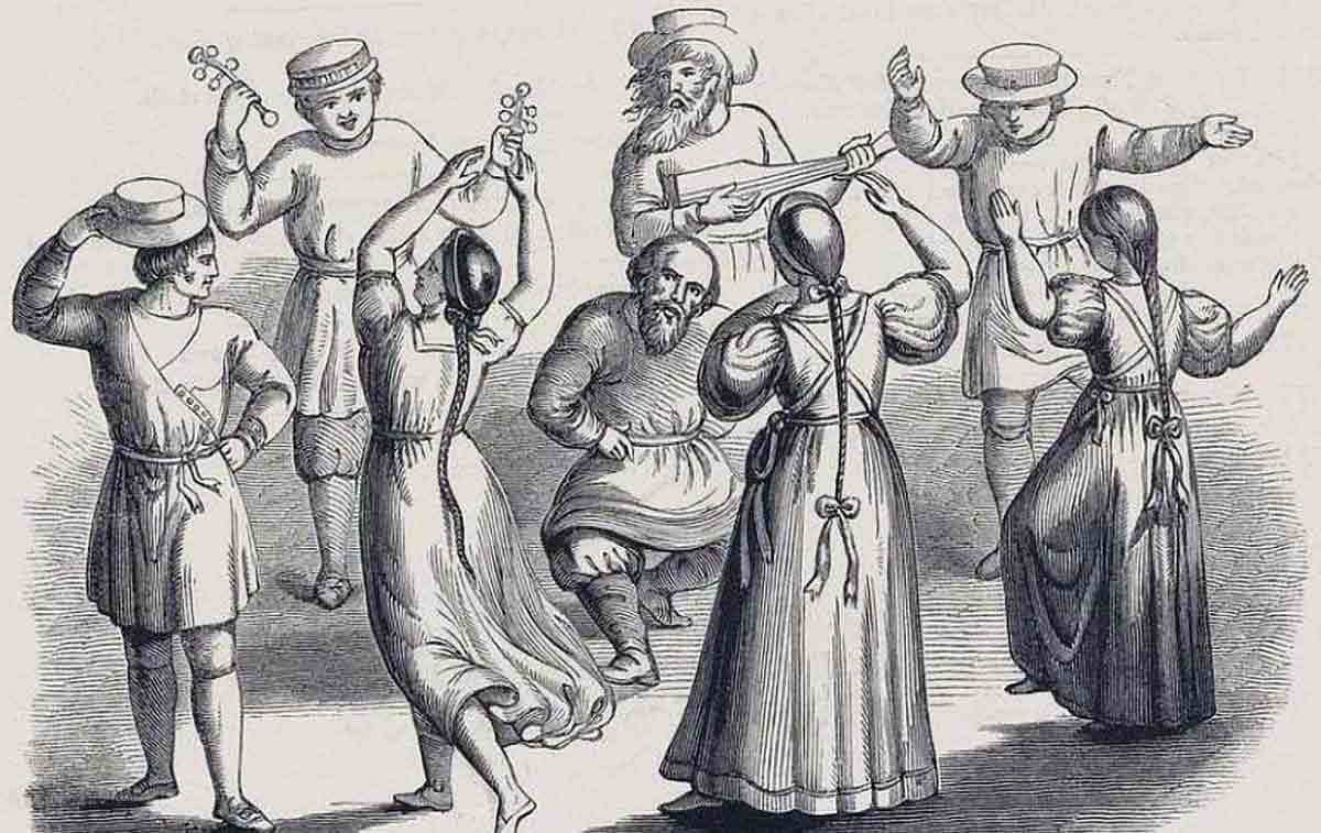 peasant folk dance