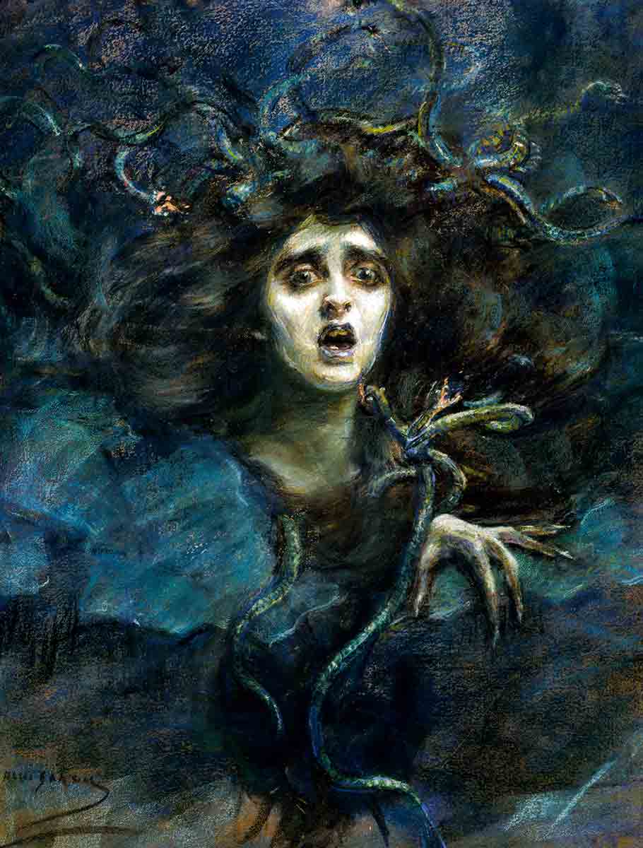 pike barney medusa painting