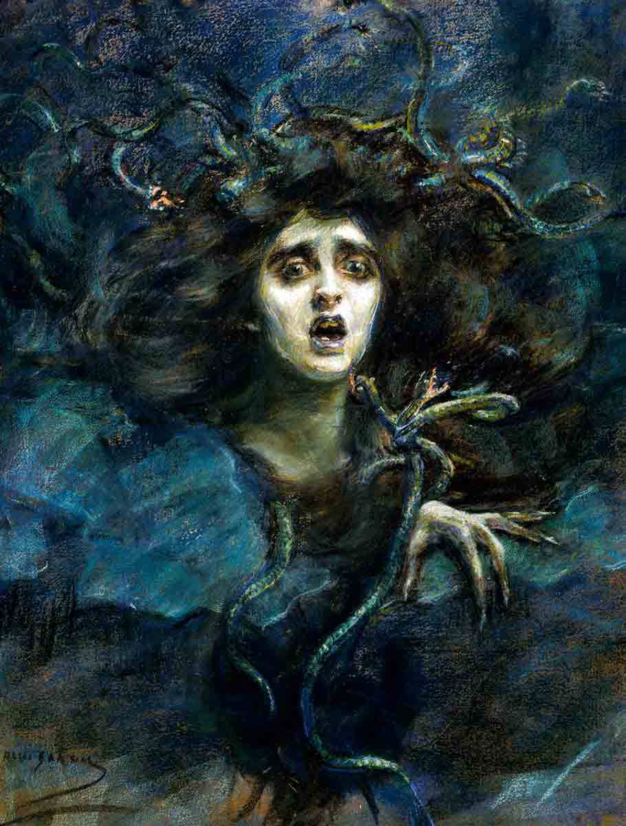 pike barney medusa painting