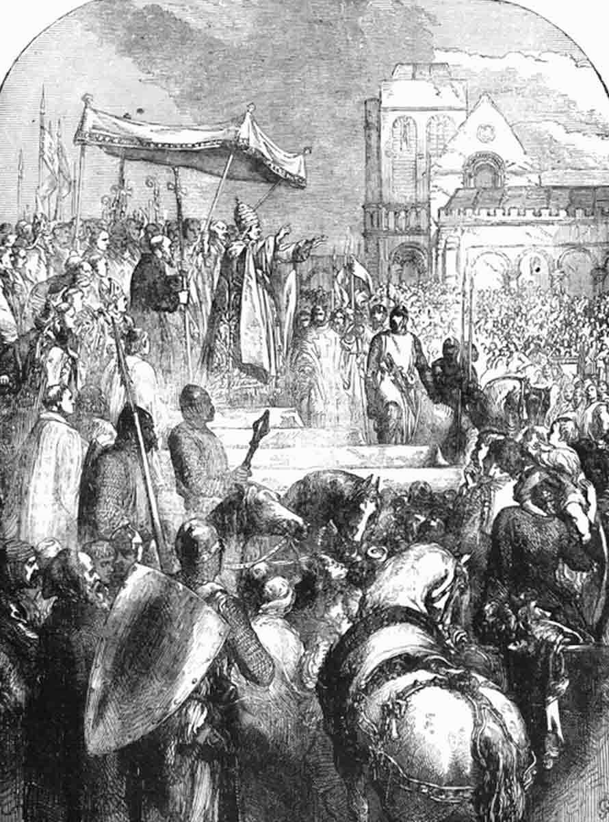 pope urban ii preaching crusade 1095