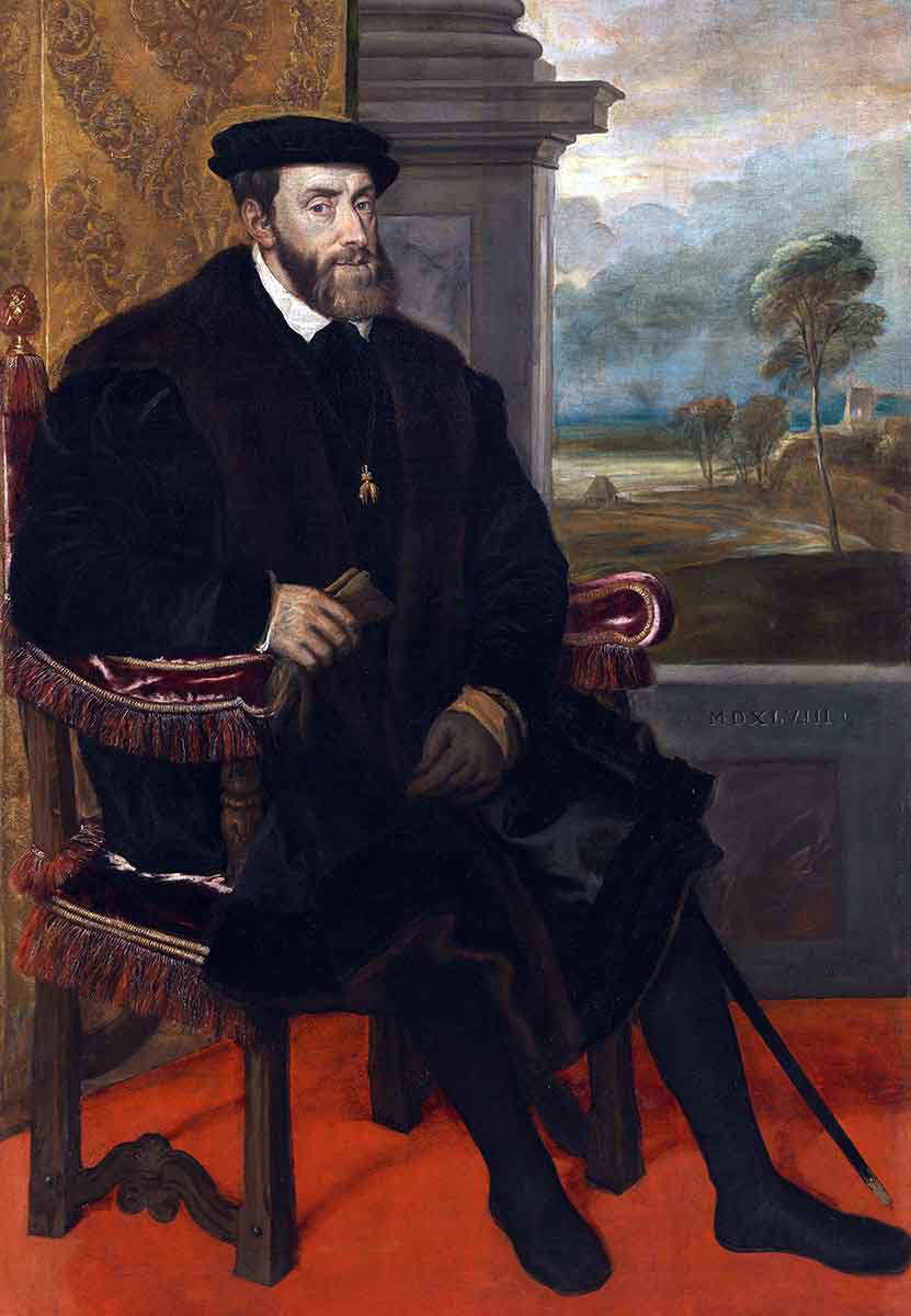 portrait of charles v lambert sustris