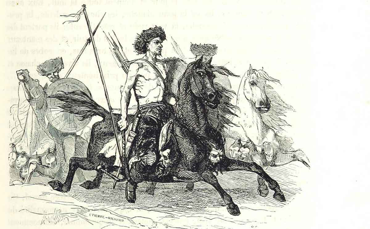 primitive celtic warriors vie de cesar