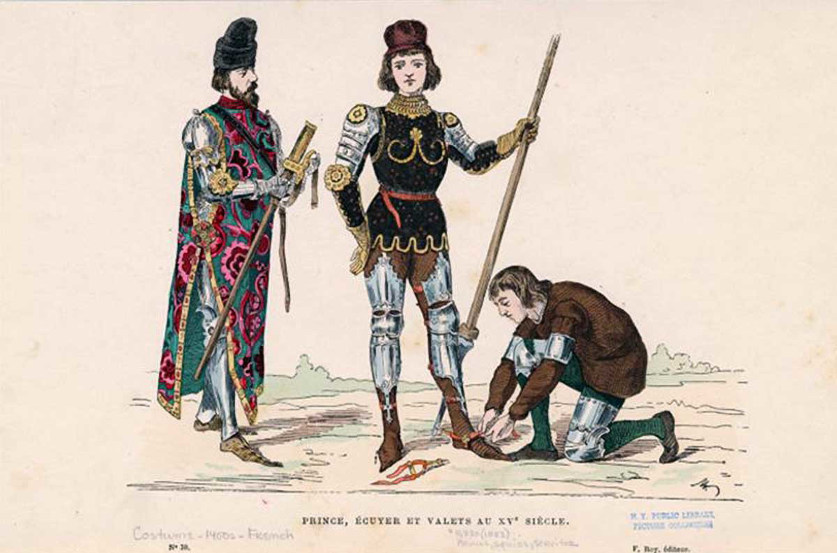 prince écuyer et valets