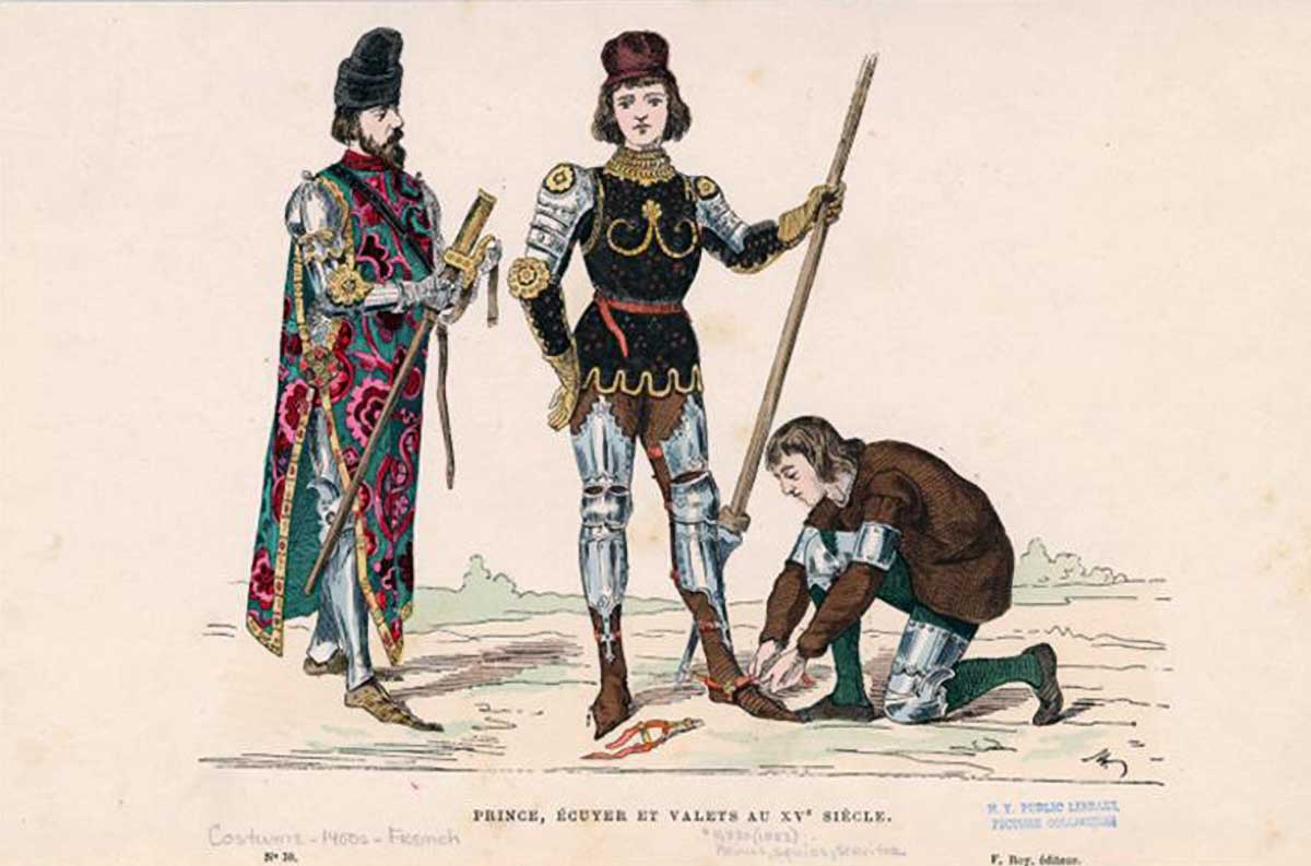 prince écuyer et valets