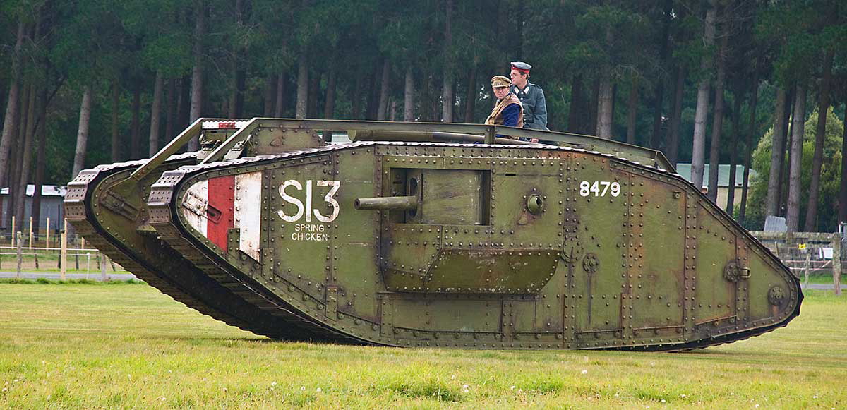 replica wwi tank