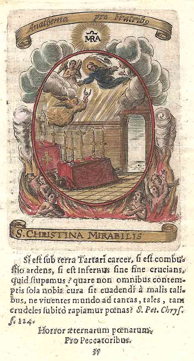 saint christina the astonishing calender