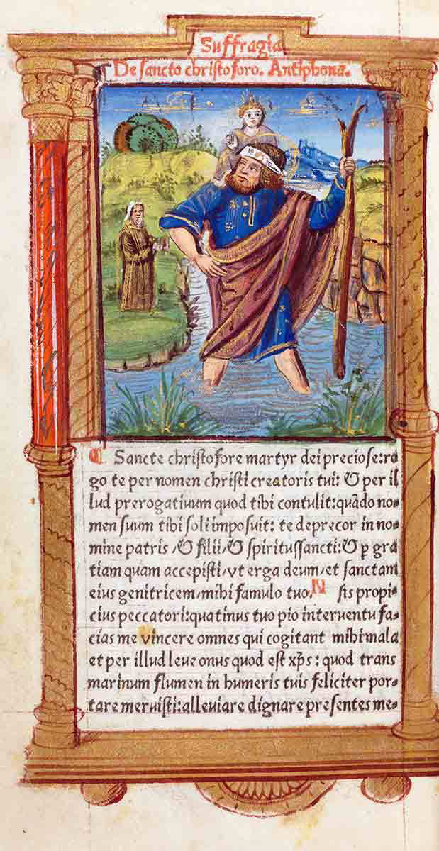 saint christopher text