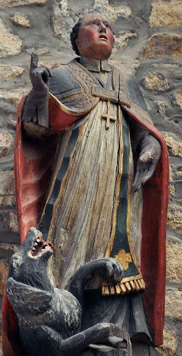 saint efflam depiction carnoet brittany
