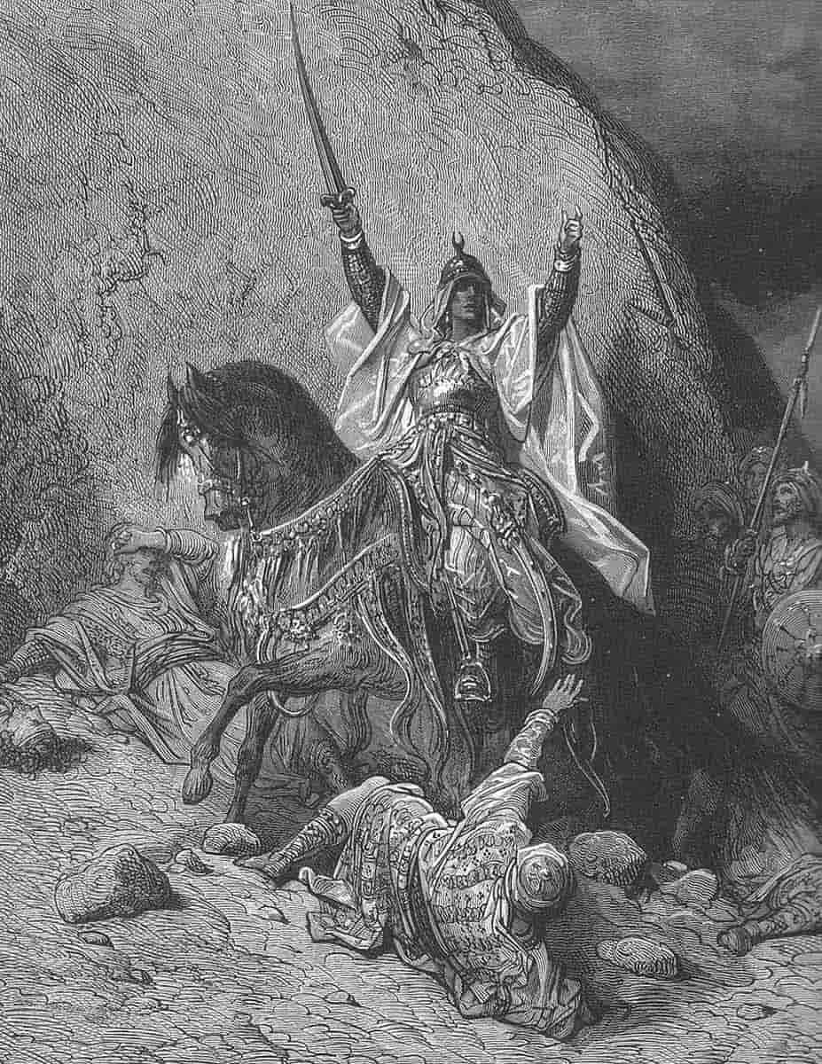 saladin gustave dore