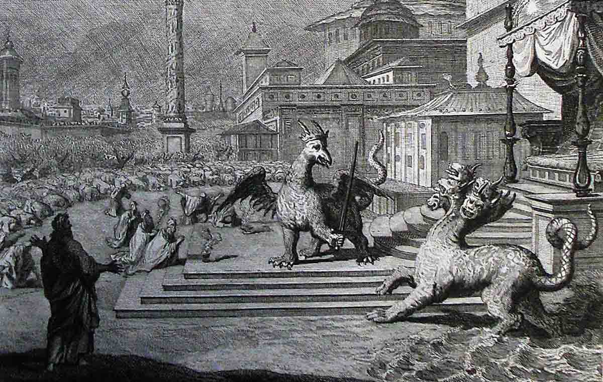 seven headed beast revelation bible chapters