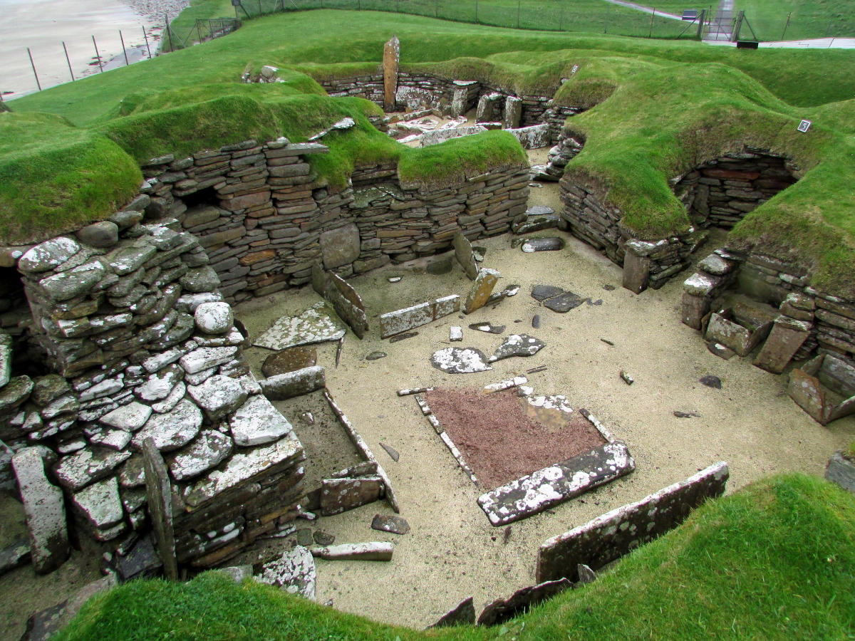 skara brae interior details scotland