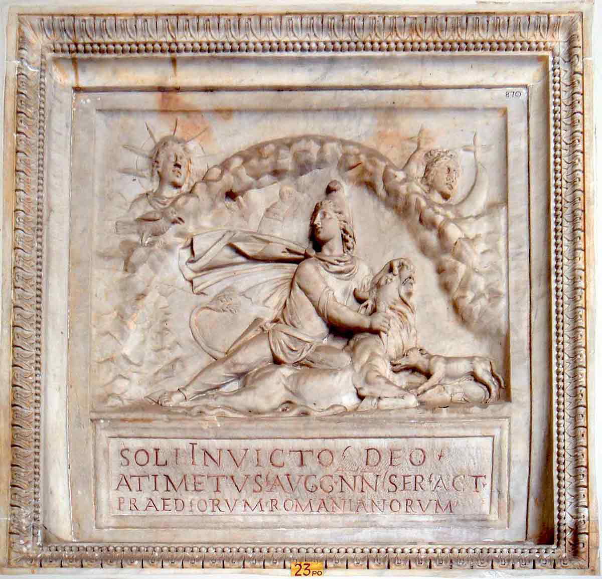 sol invictus looking at mithras