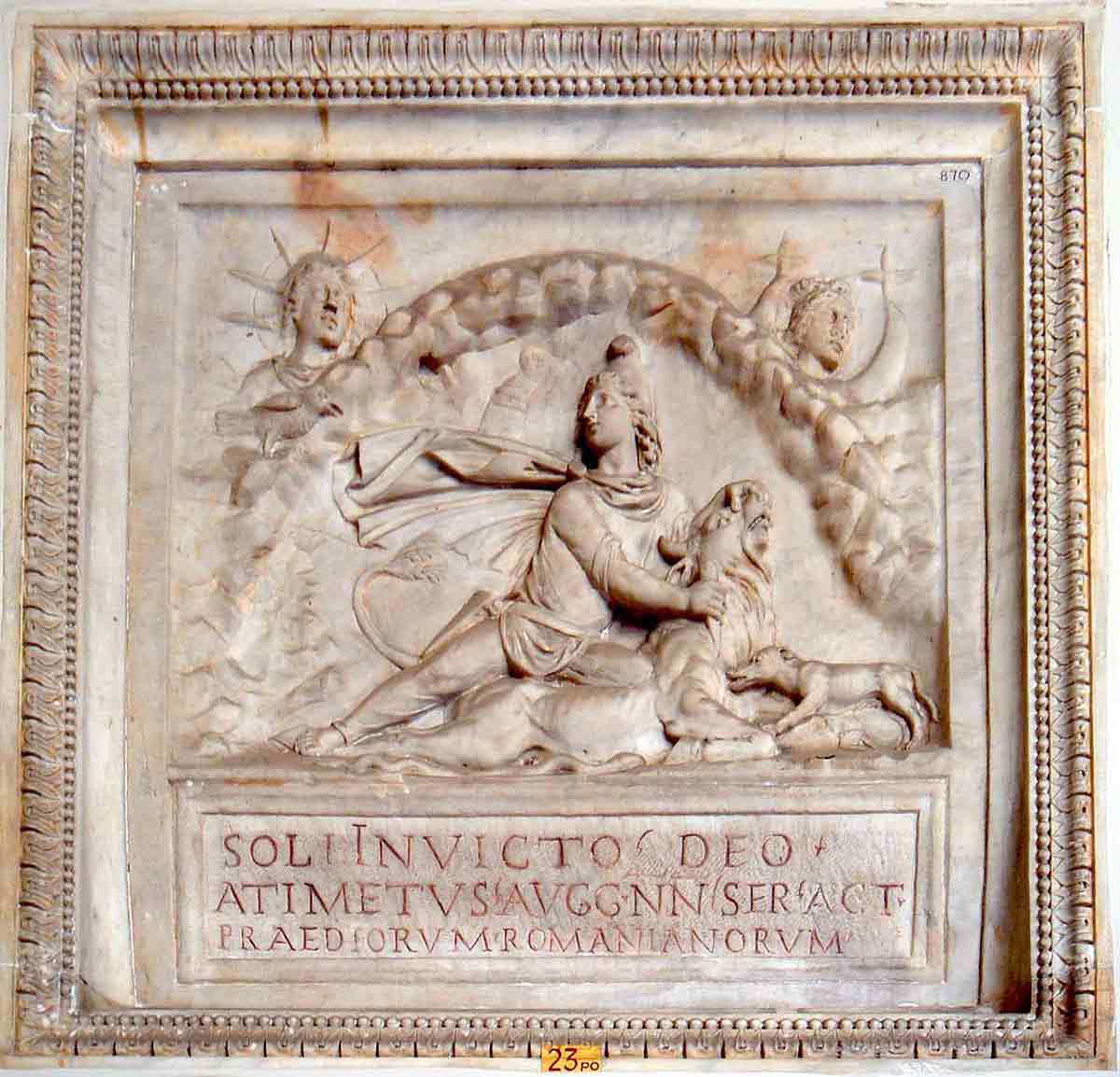sol invictus looking at mithras