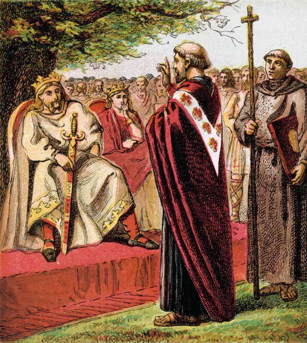 st augustine saxons spread of christianity