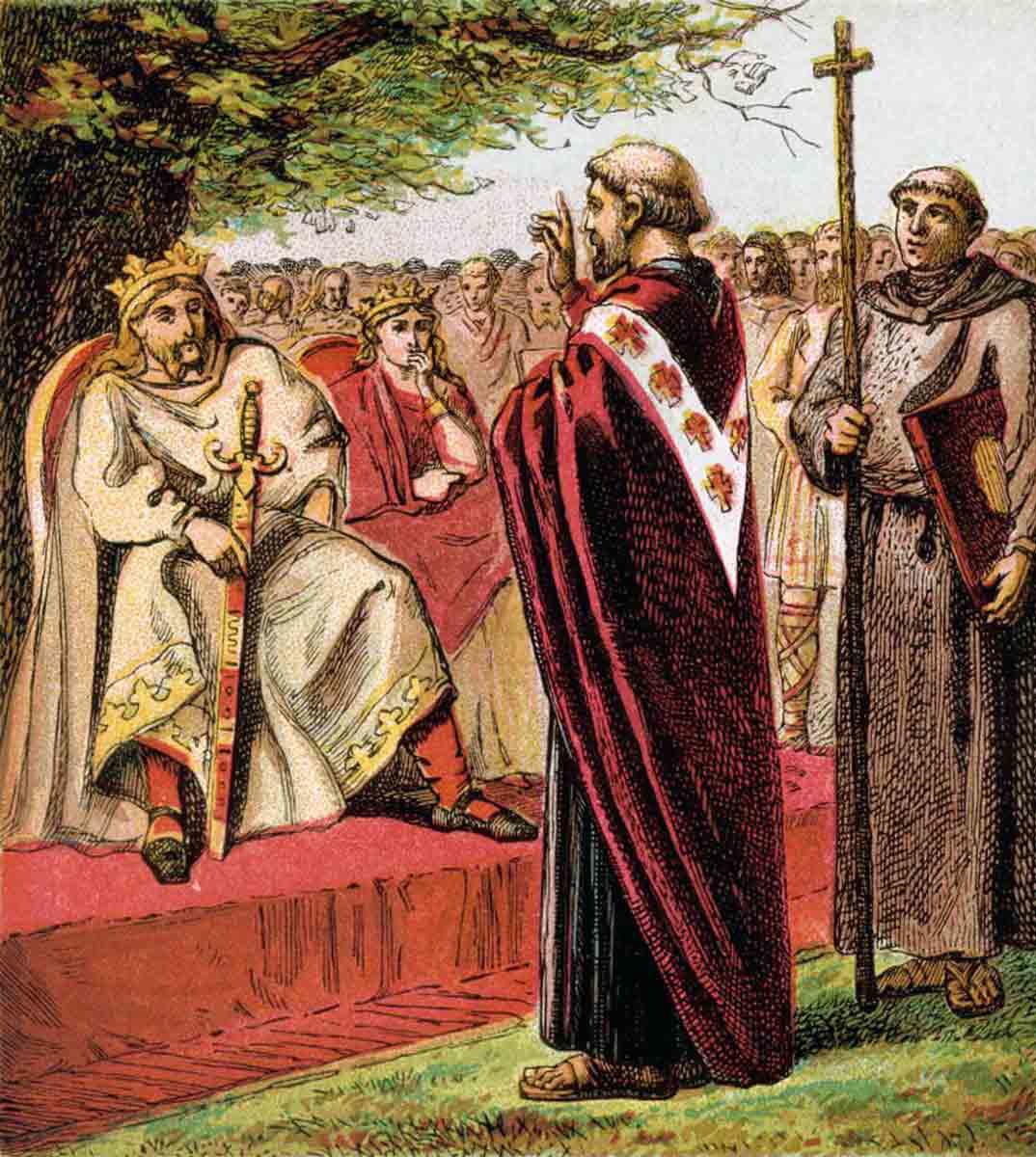 st augustine saxons spread of christianity