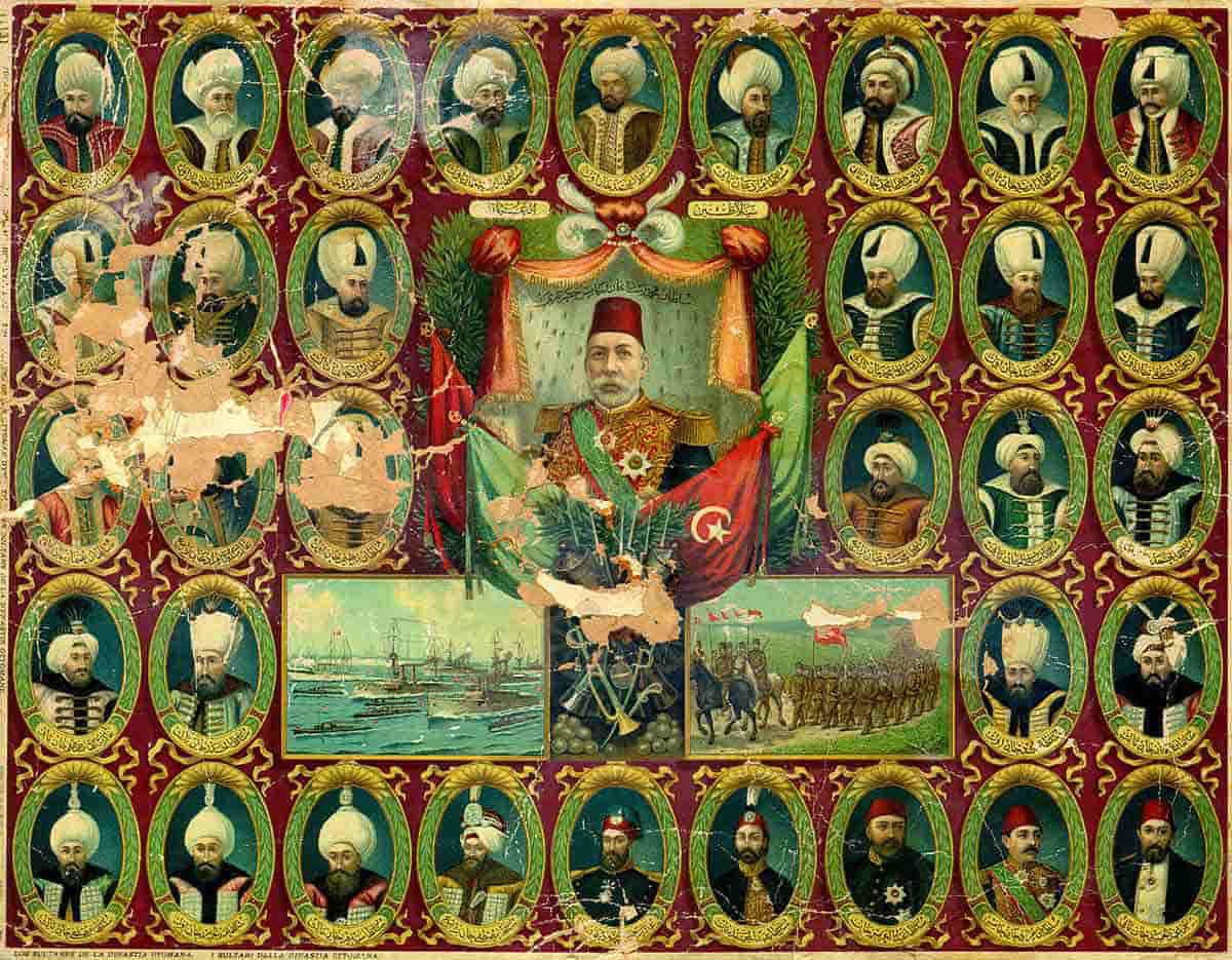 sultans ottoman empire german poster