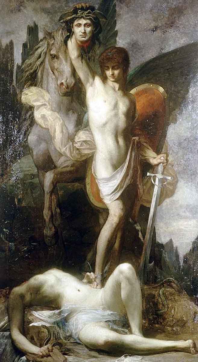 thirion persée vainqueur méduse painting