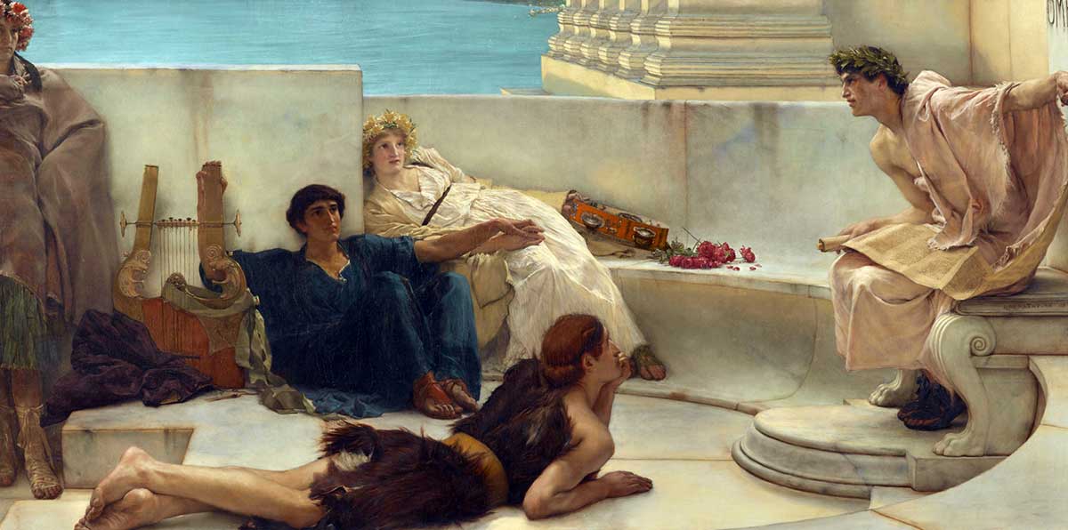 trojan cycle reading from homer