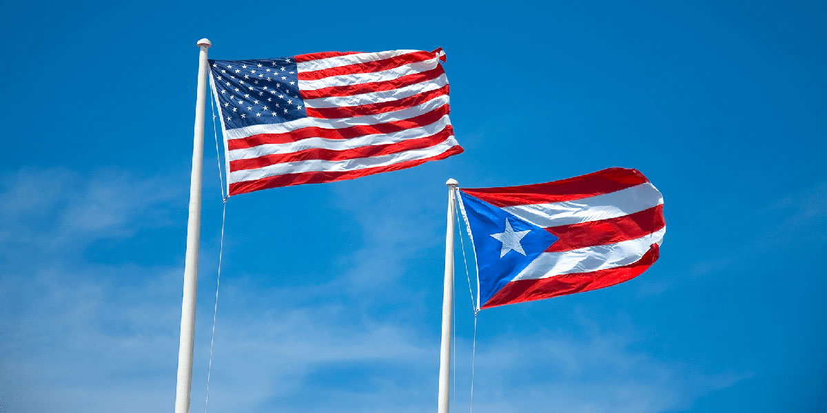 us puerto rico flags