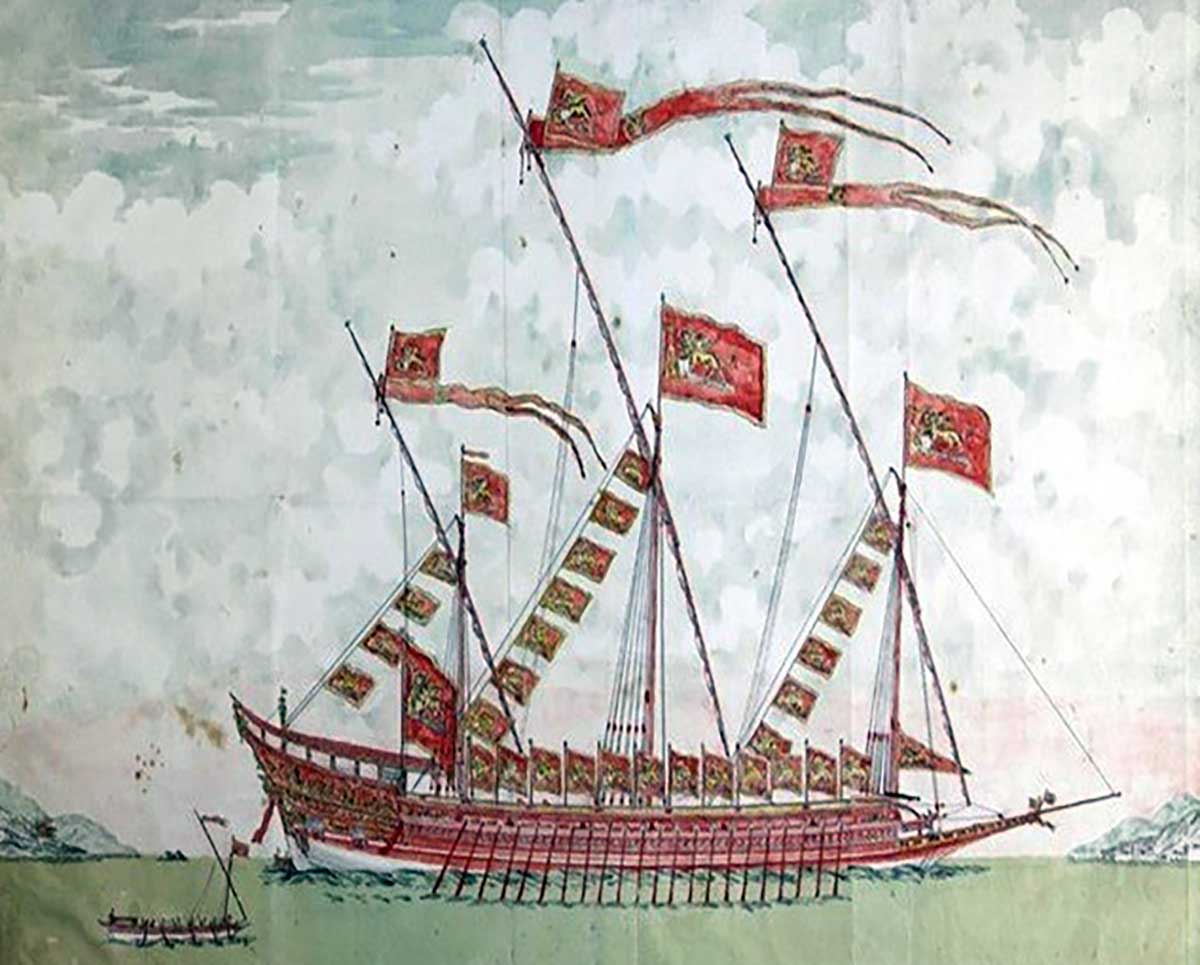 venetian galley ship painting