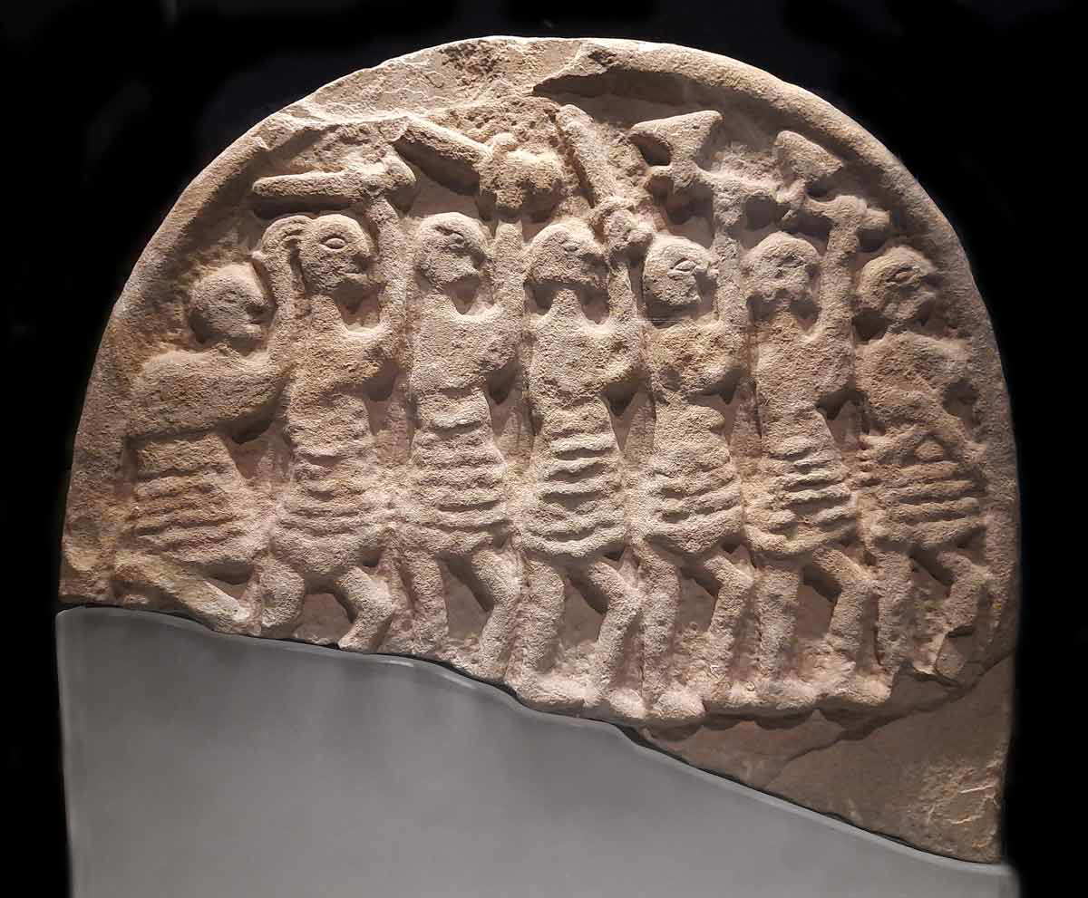 viking grave marker lindesfarne