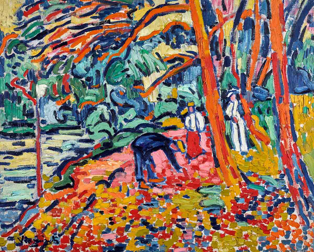 vlaminck wood painting