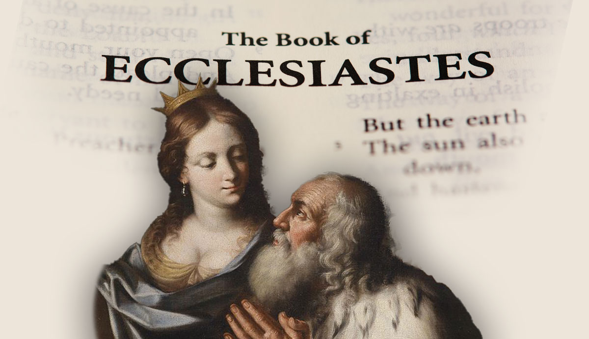 Painting of Solomon with Ecclesiastes title