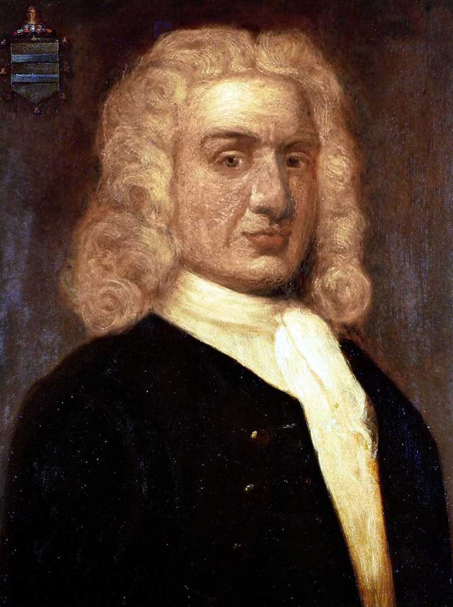 william kidd privateer pirate 18th century ortrait by sir james thornhill wc