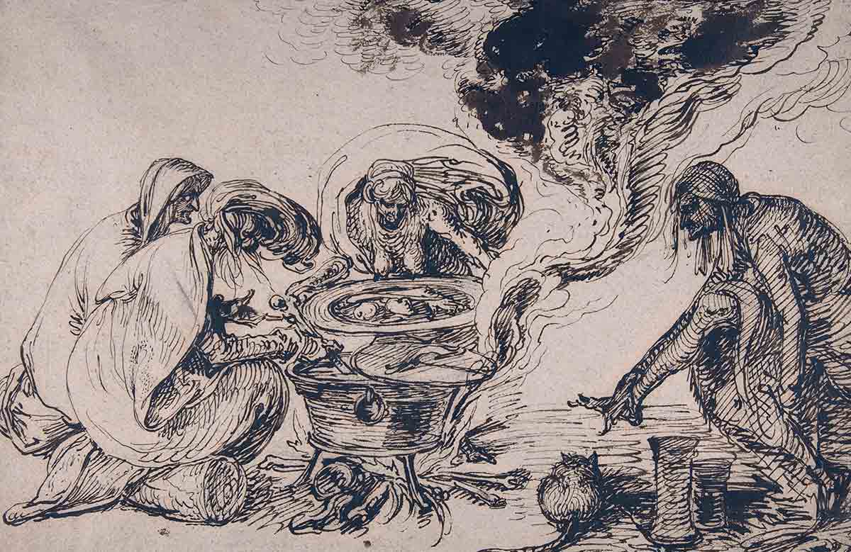 witches sabbath sketch