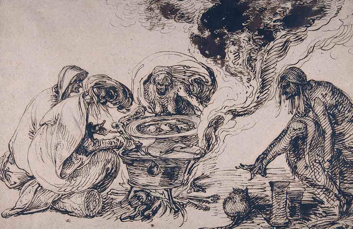 witches sabbath sketch