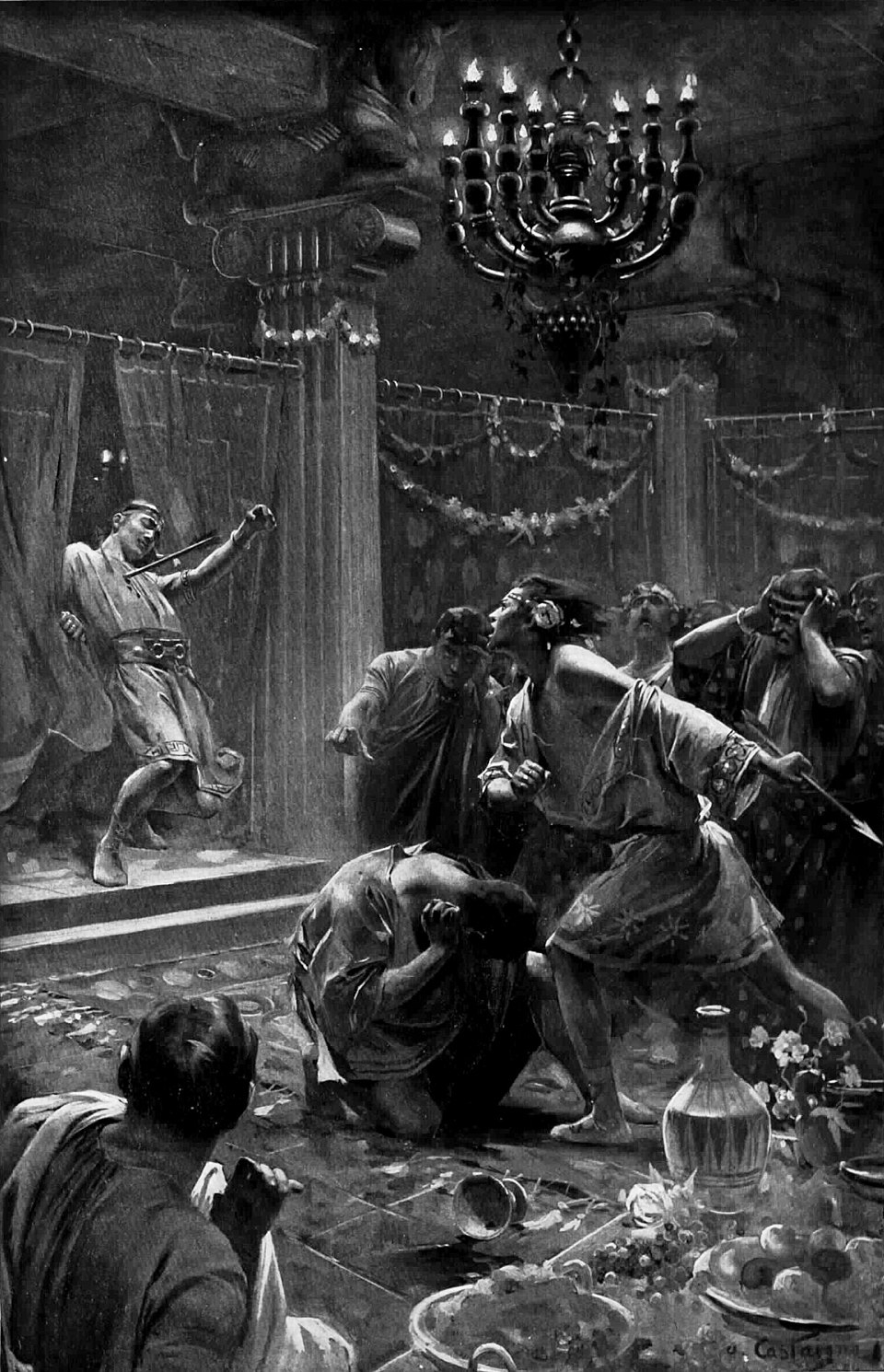 The Killing of Cleitus by Alexander the Great, by Andre Castaigne, 1899. Source: Wikimedia Commons