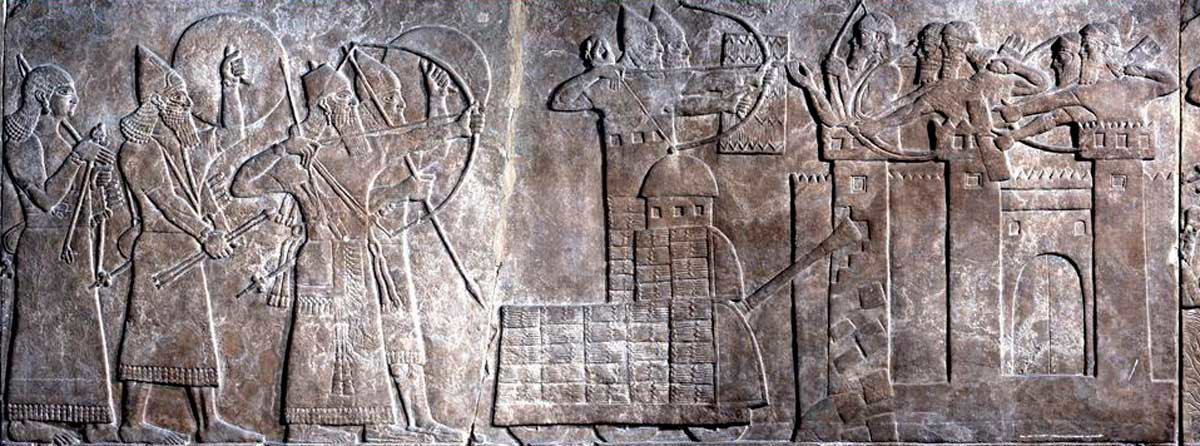 Ashurnasirpal ii siege scene